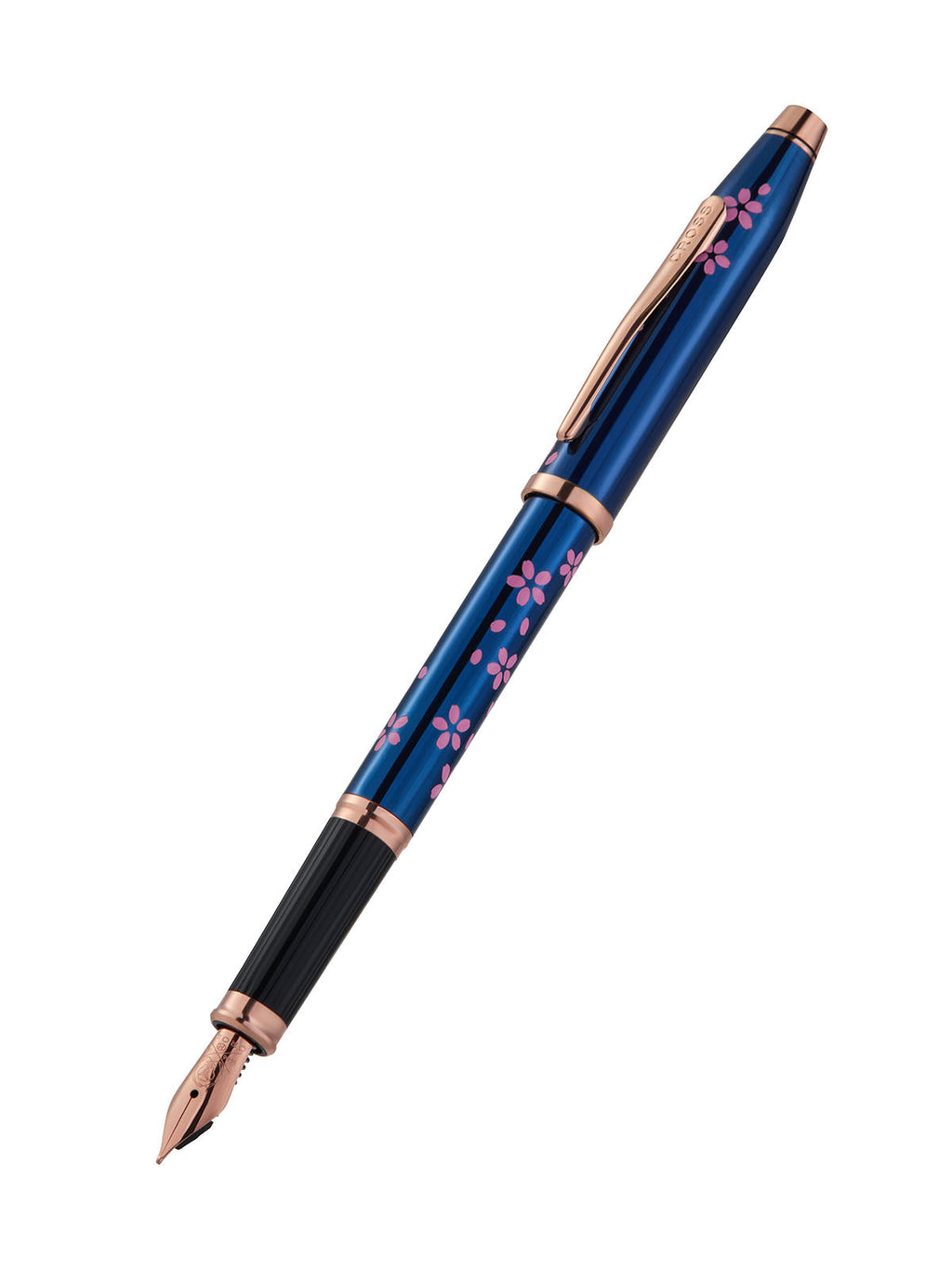 Century® II Cherry Blossom Translucent Blue Lacquer Medium Nib Fountain Pen - The misfit market