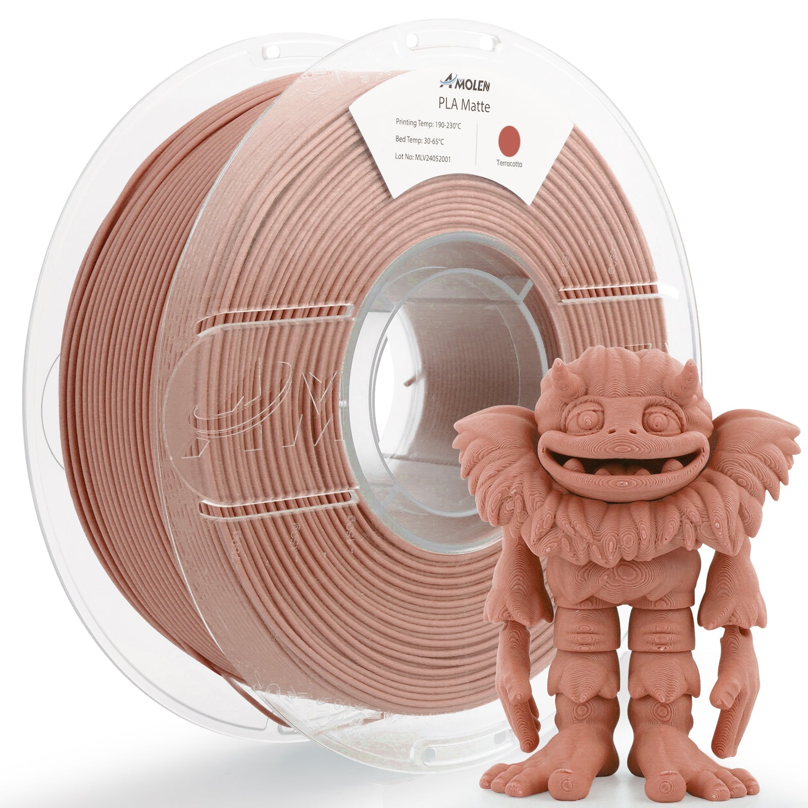 PLA Matte Basic 1.75mm, 1KG/2.2LB - The misfit market