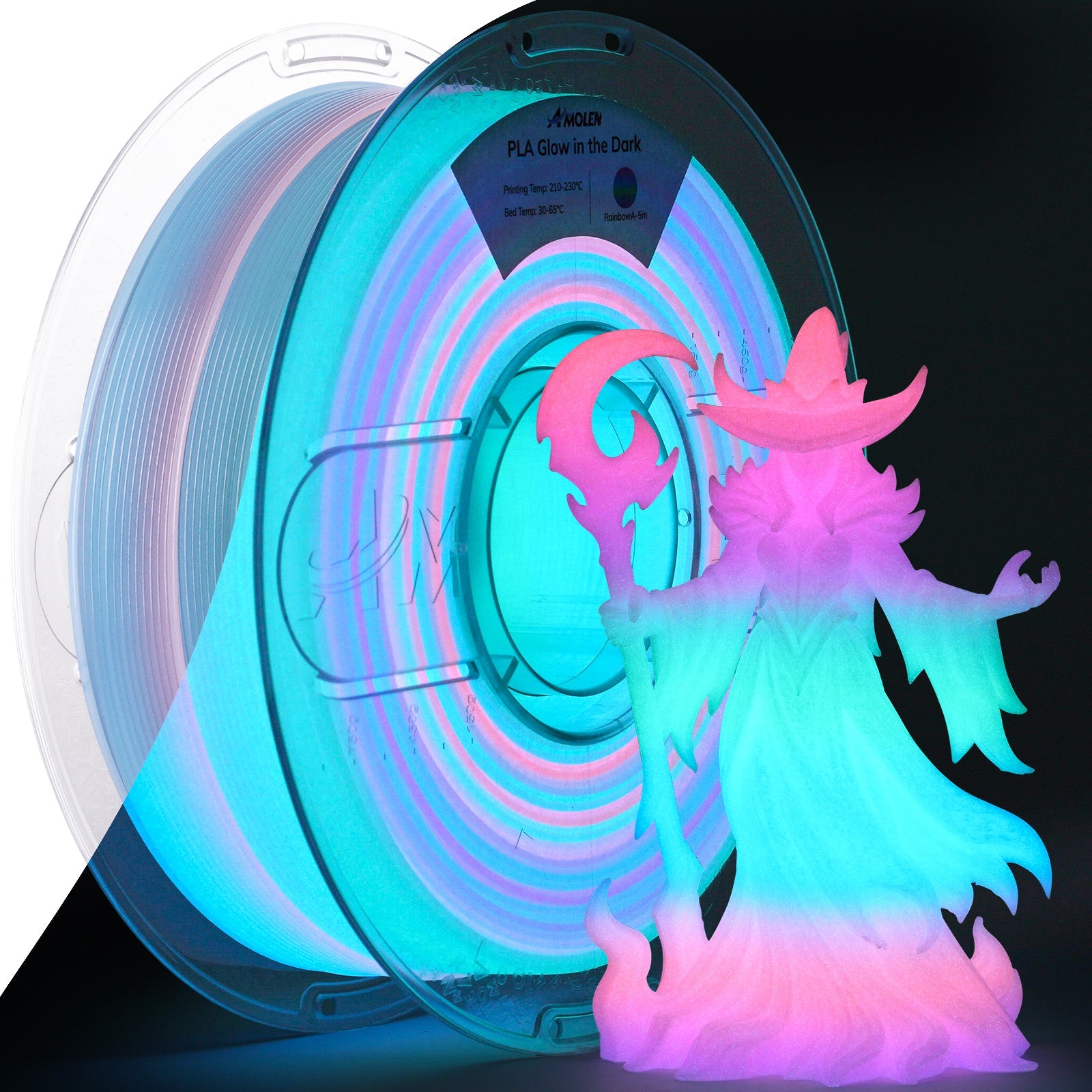 PLA Glow-in-the-Dark 1.75mm, 1KG/2.2LB - The misfit market