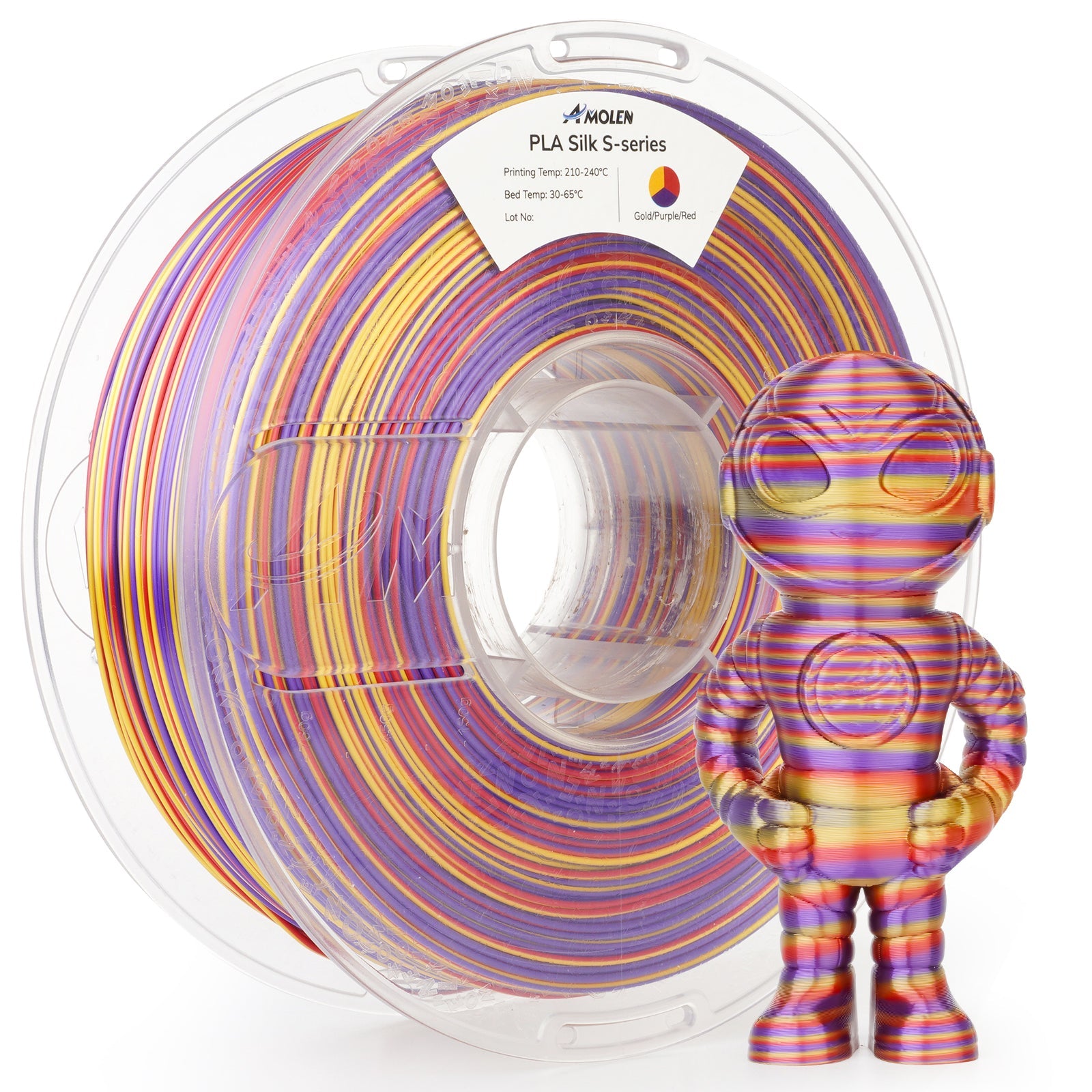 PLA Silk S-Series Filament 1.75mm, 1KG/2.2LB - The misfit market