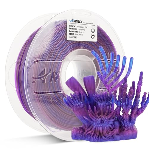 PLA Crystal-Transparent 1.75mm, 1KG/2.2LB - The misfit market
