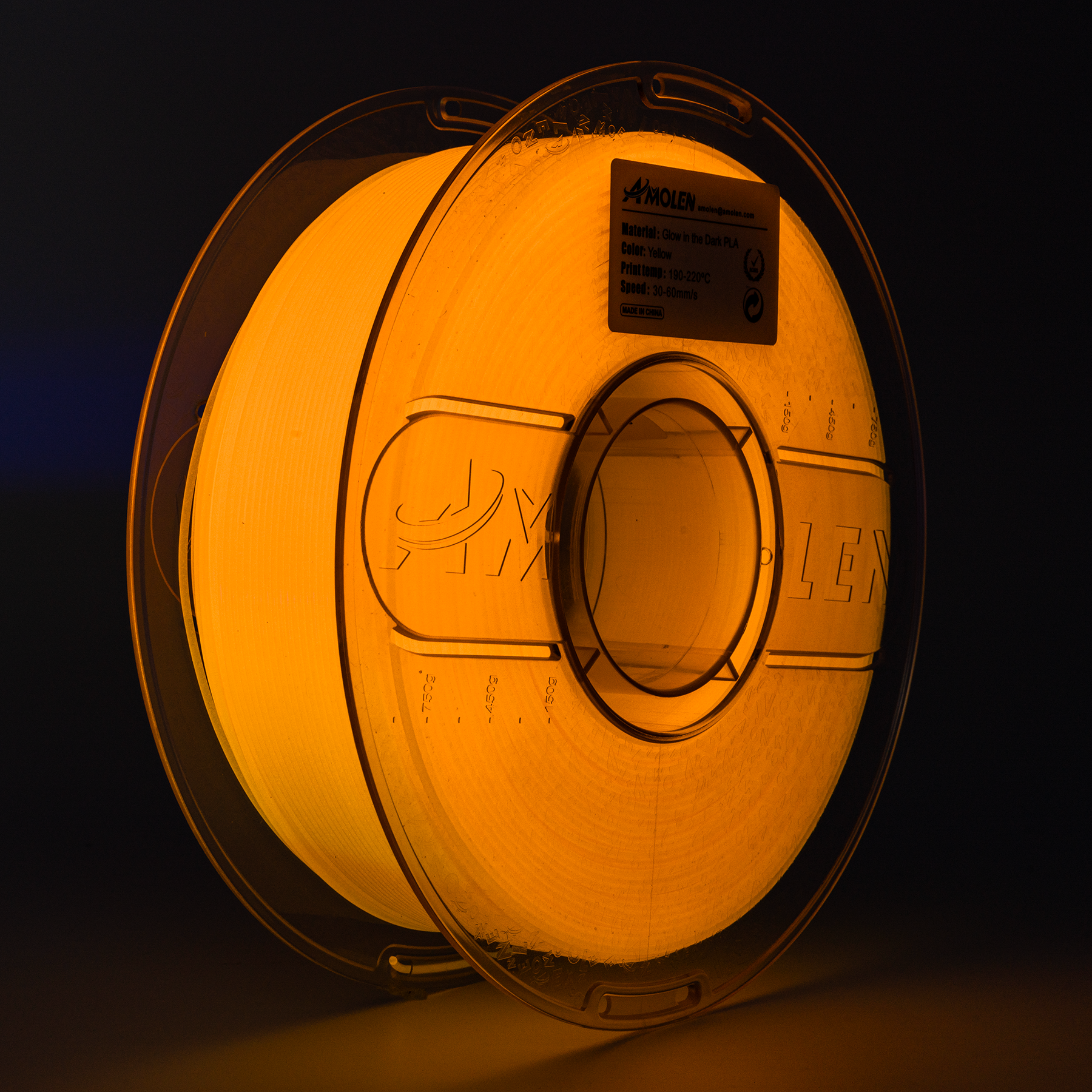 PLA Glow-in-the-Dark 1.75mm, 1KG/2.2LB - The misfit market