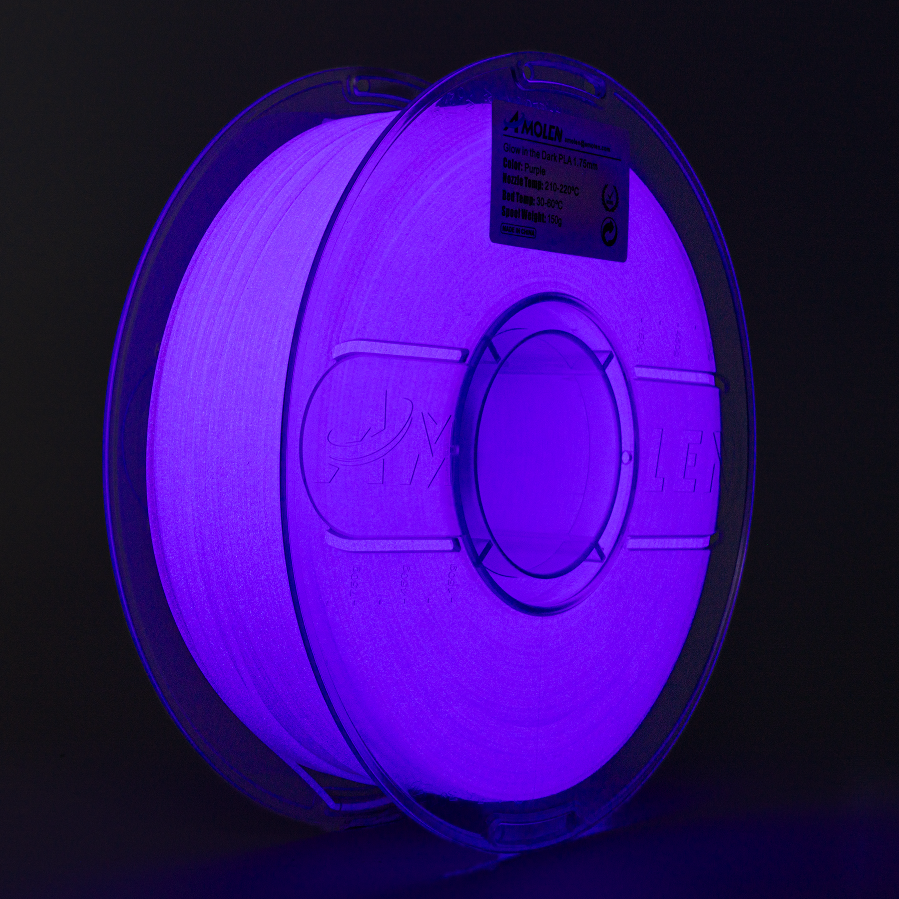 PLA Glow-in-the-Dark 1.75mm, 1KG/2.2LB - The misfit market