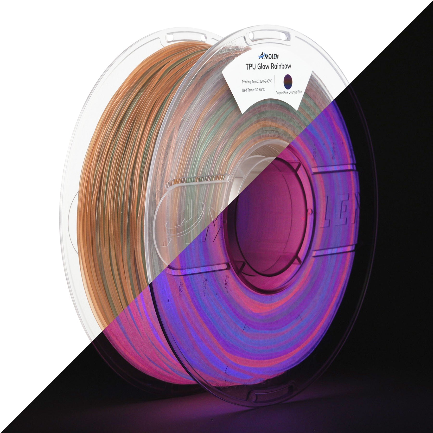 TPU Glow-in-the-Dark 1.75mm, 1KG/2.2LB - The misfit market