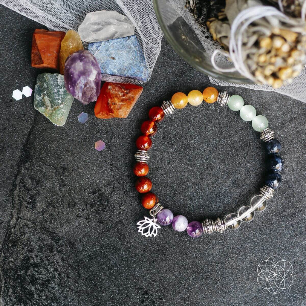 7 Chakra Bracelet and Stones Set - The misfit market
