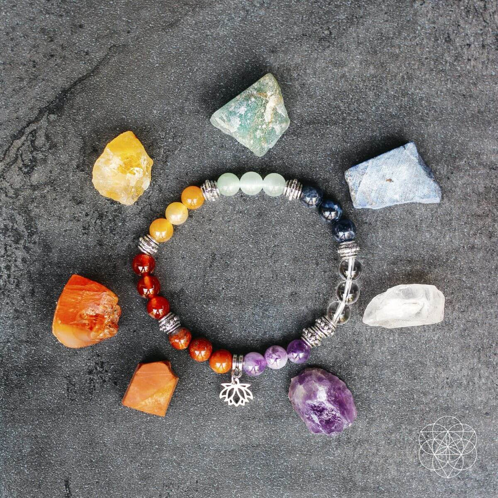7 Chakra Bracelet and Stones Set - The misfit market