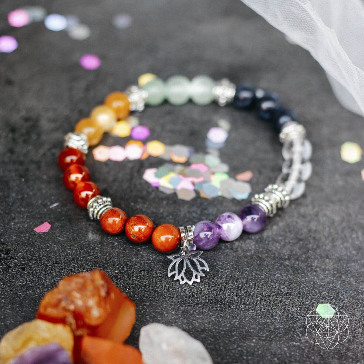 7 Chakra Bracelet and Stones Set - The misfit market