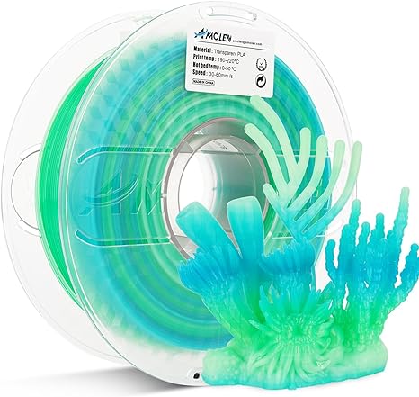 PLA Crystal-Transparent 1.75mm, 1KG/2.2LB - The misfit market