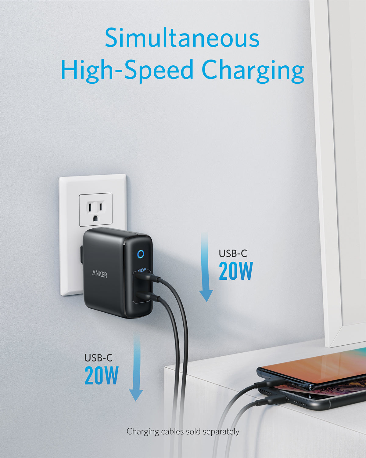 Anker <b>324</b> Charger (40W) - The misfit market