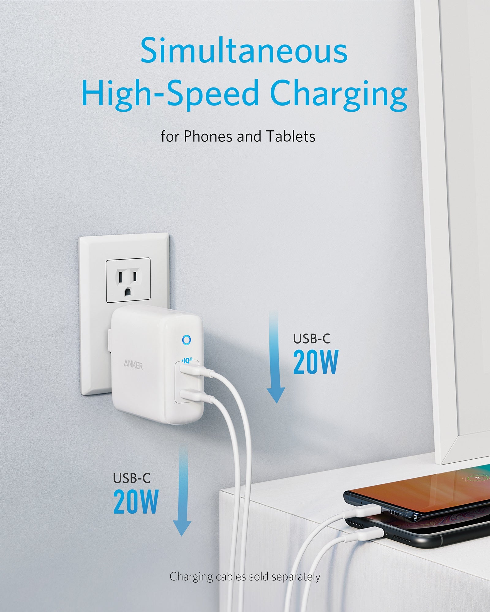 Anker <b>324</b> Charger (40W) - The misfit market