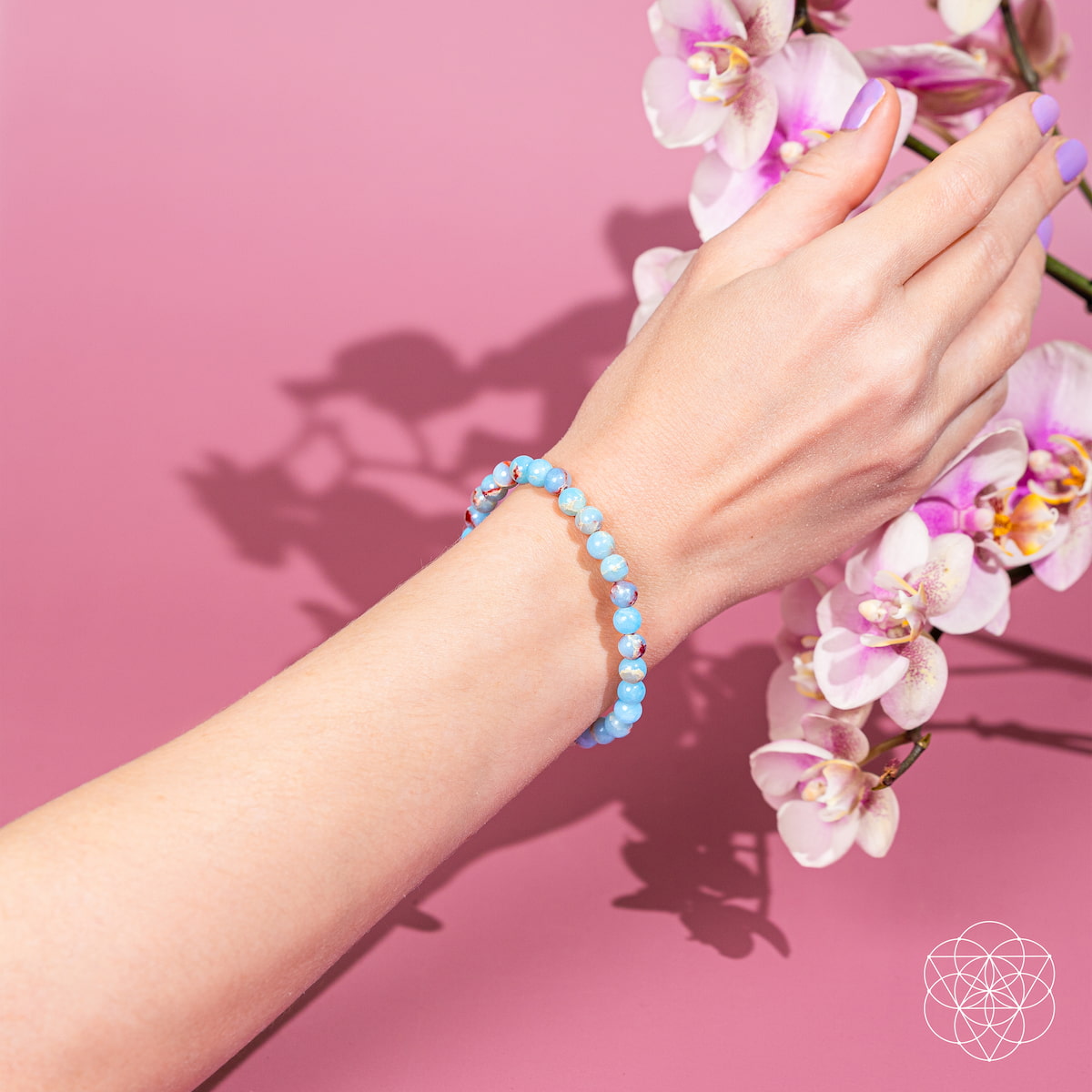 Empath’s Shield – Aqua Terra Jasper Bracelet | 6mm - The misfit market