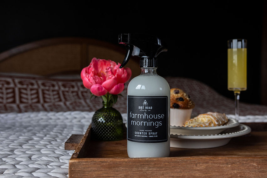 Farmhouse Mornings Counter Spray Lavender Linen Powder Sandalwood Musk - The misfit market
