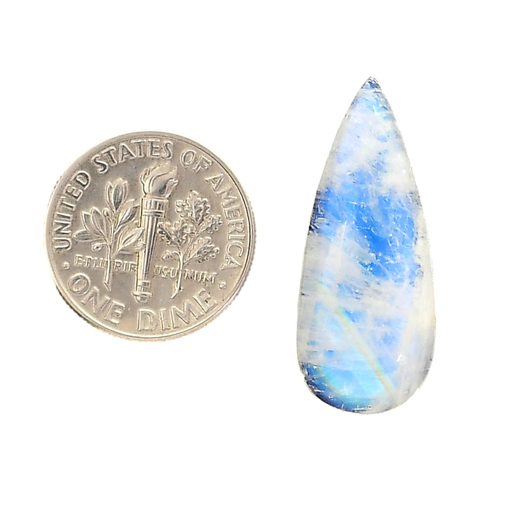 Pear Shape Rainbow Moonstone Loose Gemstone for Jewelry | the - The misfit market
