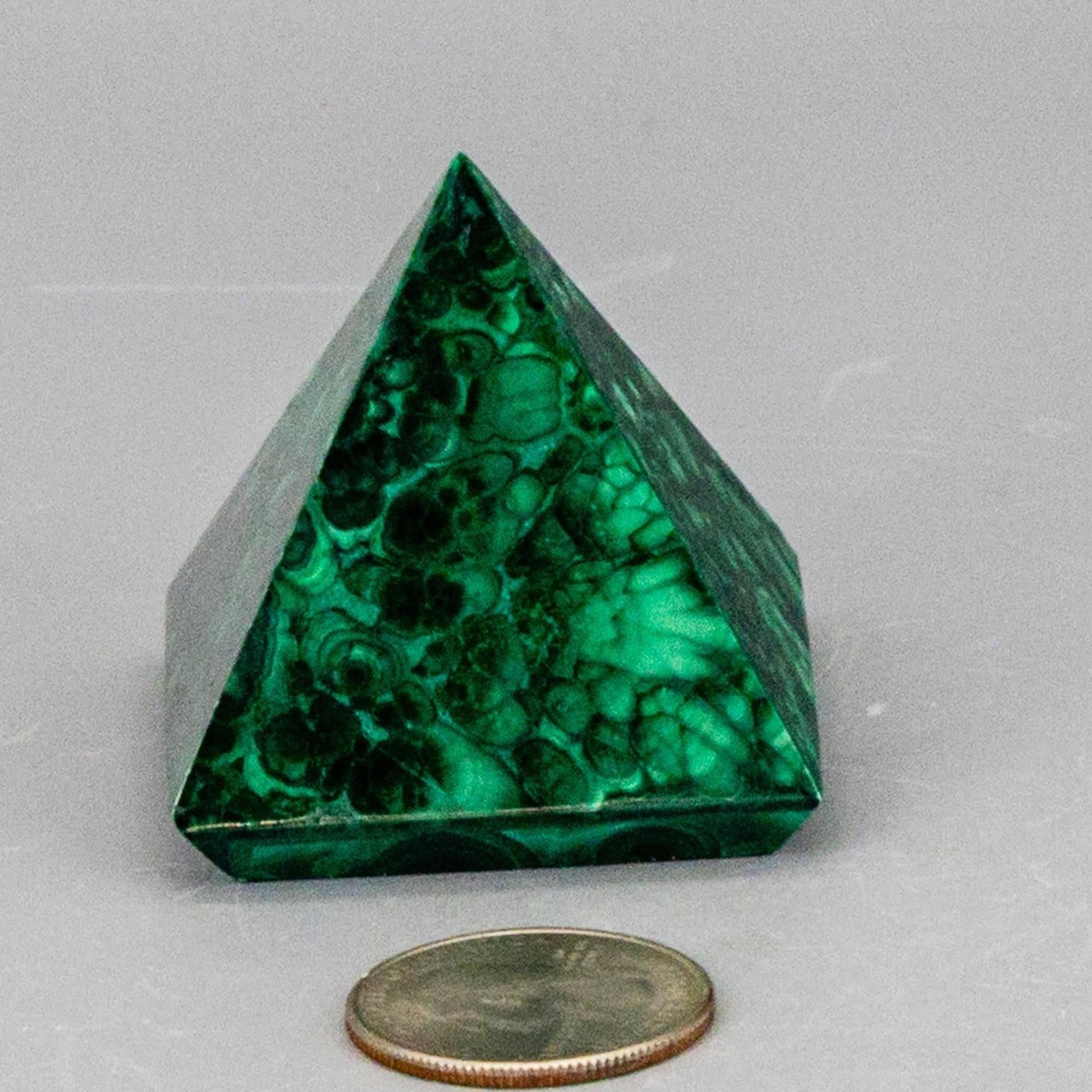 Malachite Crystal Pyramid Heart Chakra Transformation - The misfit market