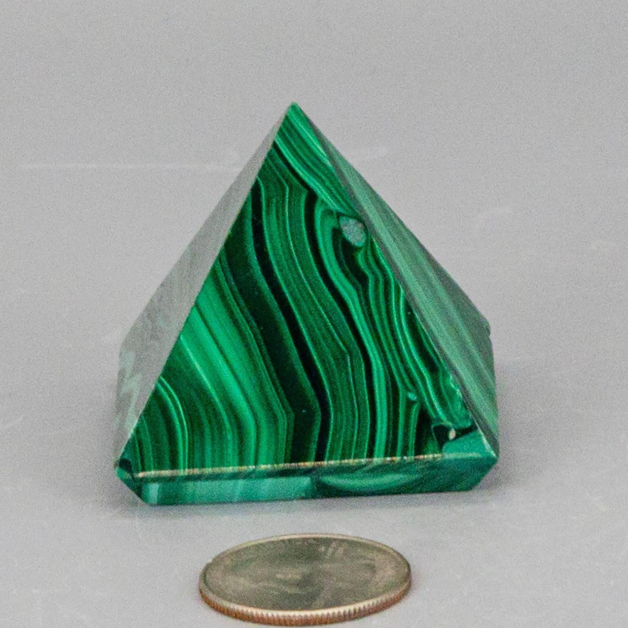 Malachite Crystal Pyramid Heart Chakra Transformation - The misfit market