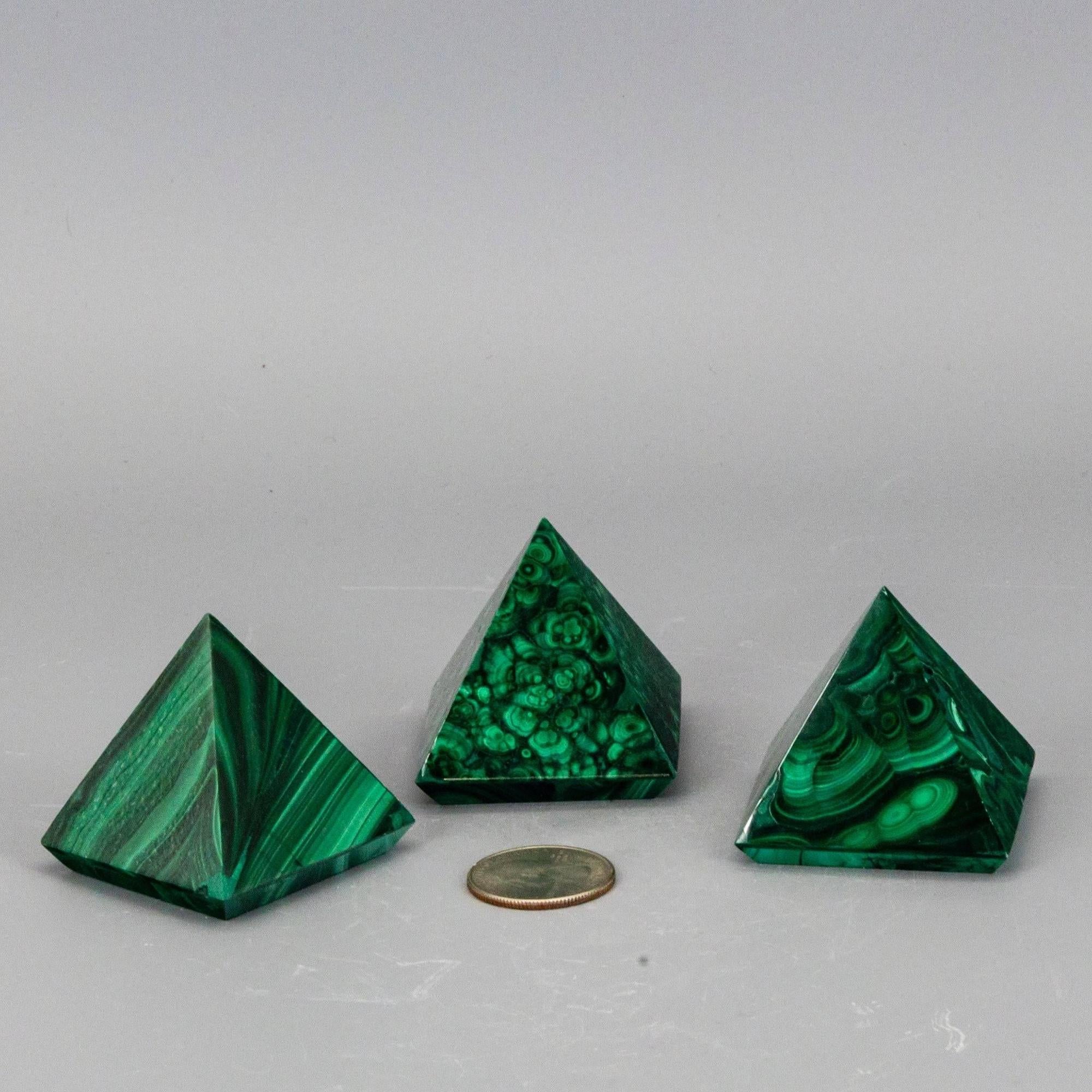 Malachite Crystal Pyramid Heart Chakra Transformation - The misfit market