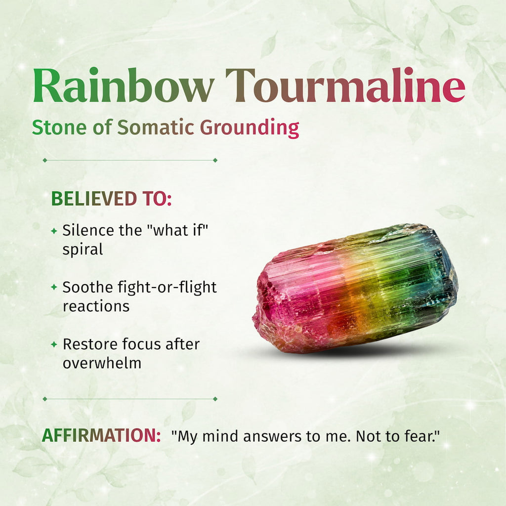 The Spiral Breaker - Rainbow Tourmaline Bracelet - The misfit market