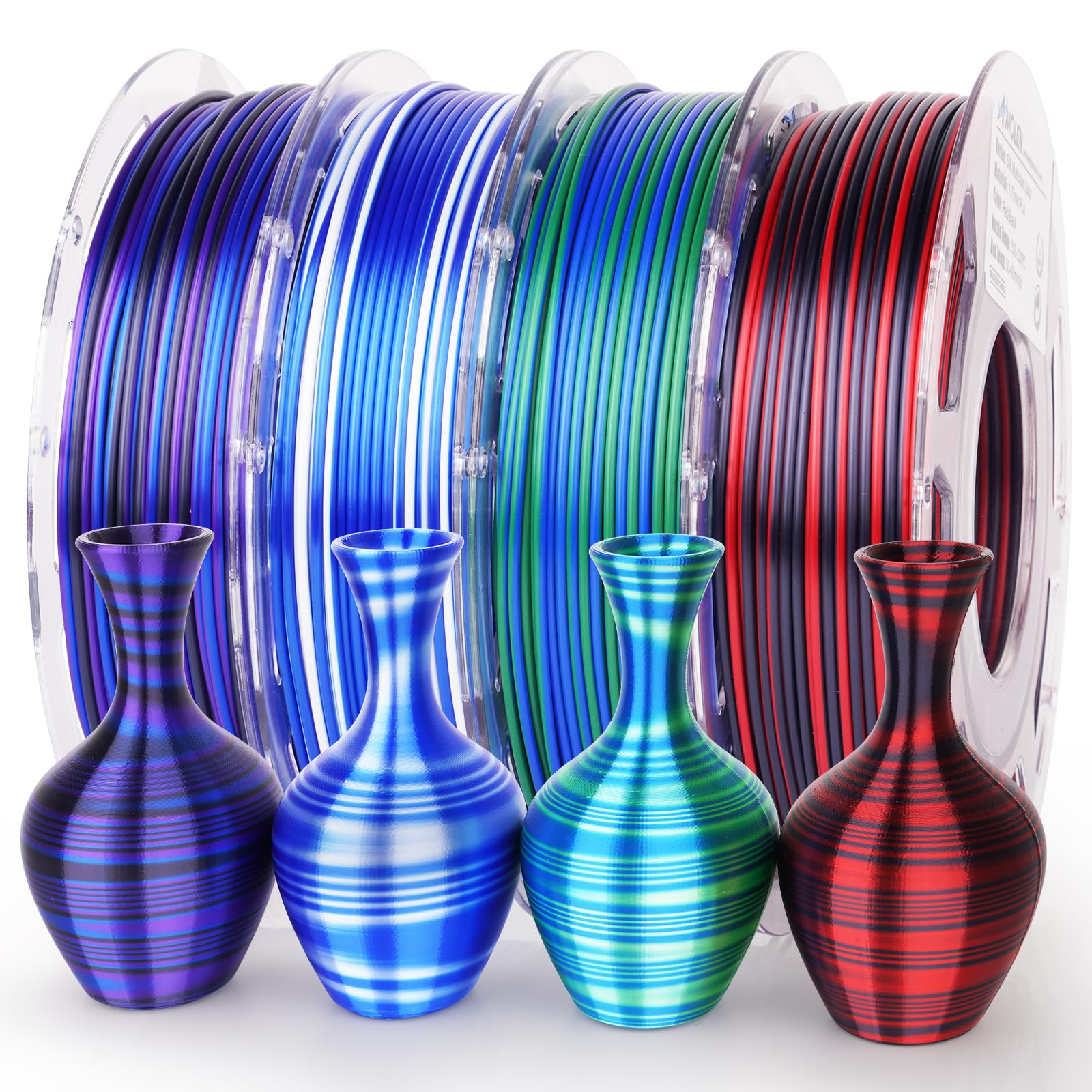PLA Silk S-Series Variety Pack (4x1kg) - 1.75MM - The misfit market