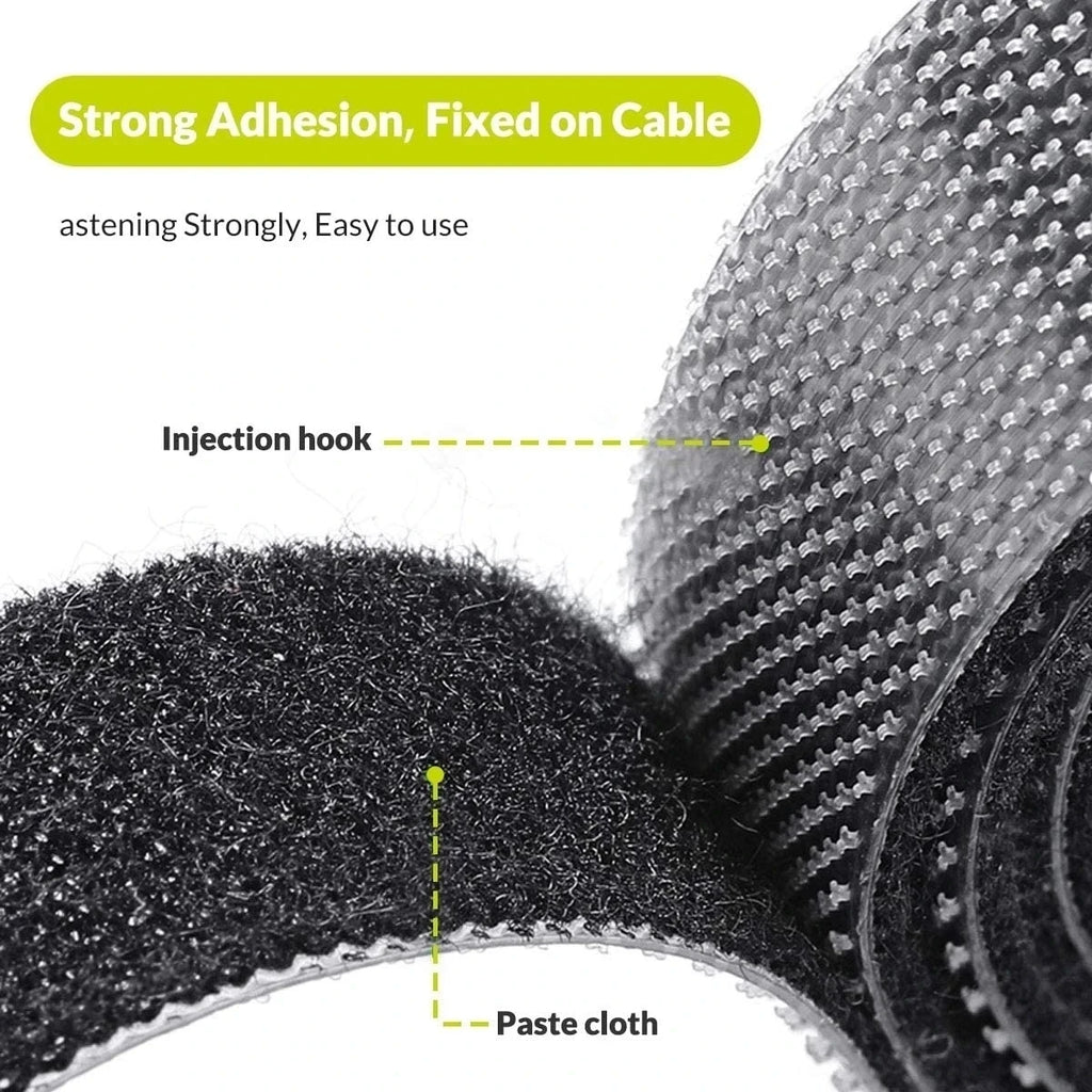 1/5M Cable Organizer Cable Management Wire Winder Tape Earphone Mouse Cord Management Ties Protector For iPhone Xiaomi Samsung - The misfit market