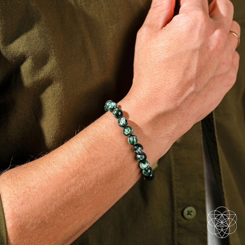 Angel Energy – Rare Seraphinite Bracelet of Transformation - The misfit market