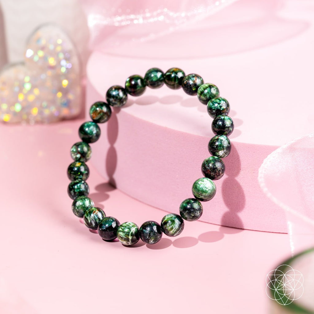 Angel Energy – Rare Seraphinite Bracelet of Transformation - The misfit market