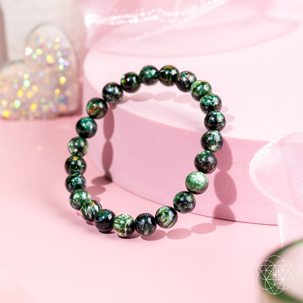 Angel Energy – Rare Seraphinite Bracelet of Transformation - The misfit market