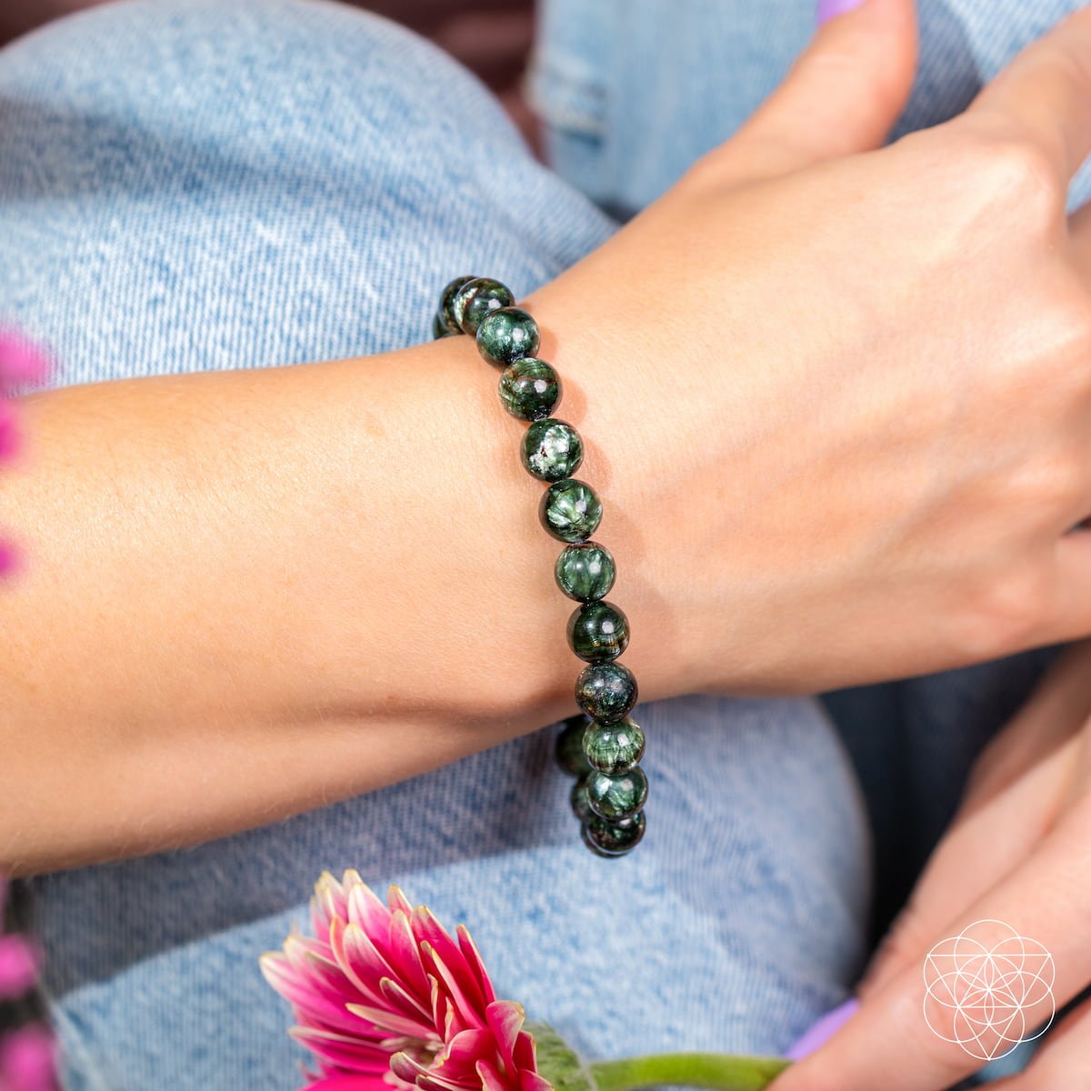 Angel Energy – Rare Seraphinite Bracelet of Transformation - The misfit market