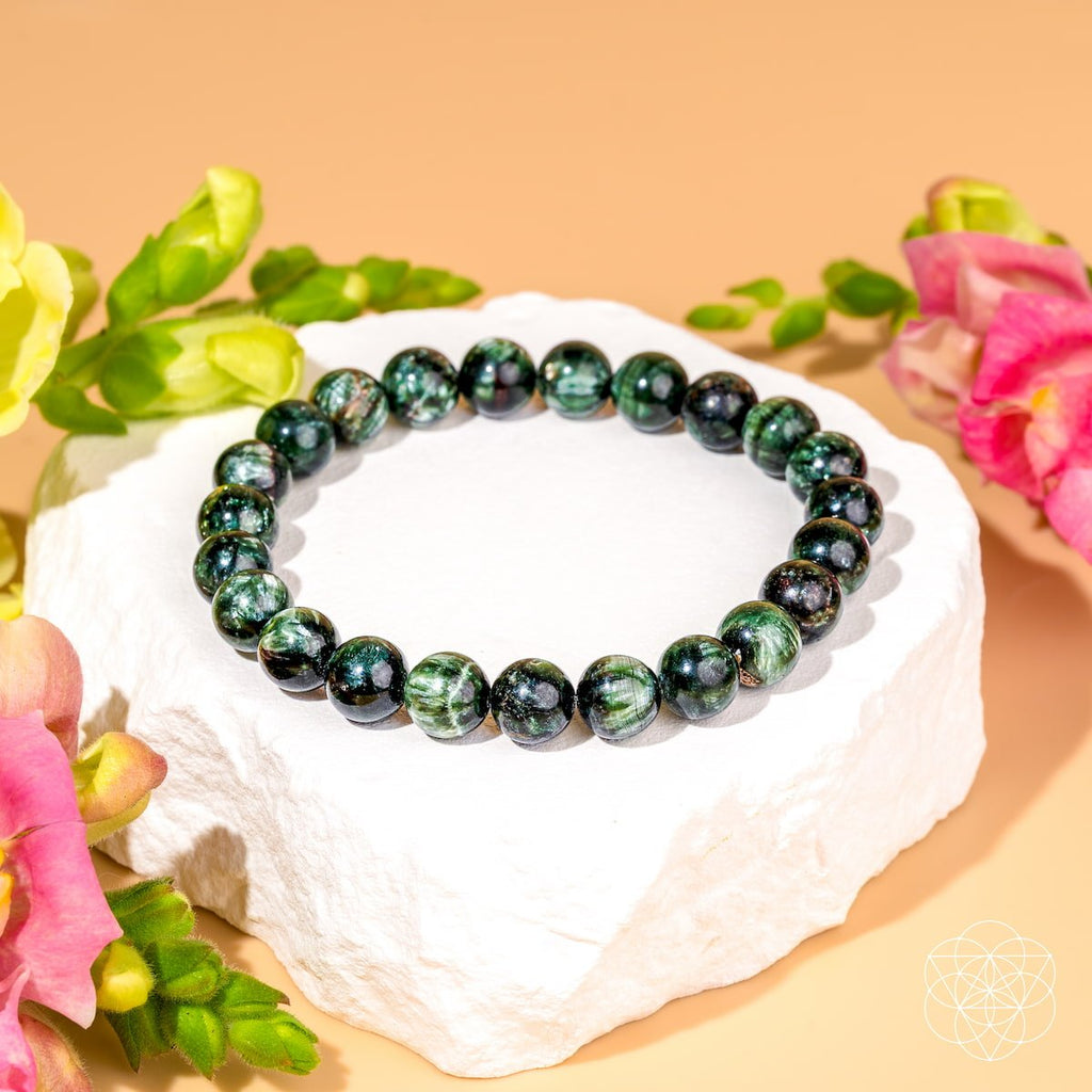 Angel Energy – Rare Seraphinite Bracelet of Transformation - The misfit market
