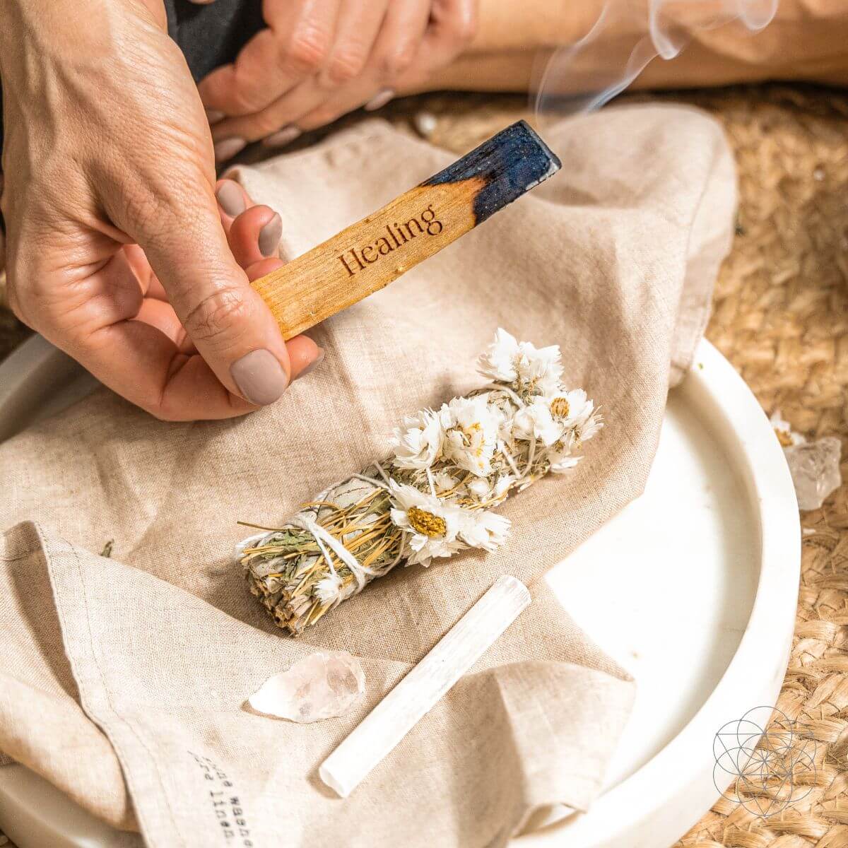 Heal My Heart - Holistic Healing Smudge Kit (5 pieces) - The misfit market