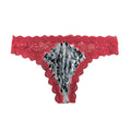 Women's Camo Lace Thong - Envision Red Hunting Underwear - Wilderness Dreams