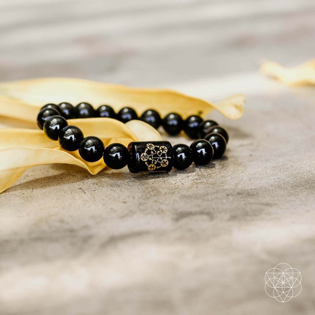 Rainbow Obsidian Protection Bracelet - The misfit market
