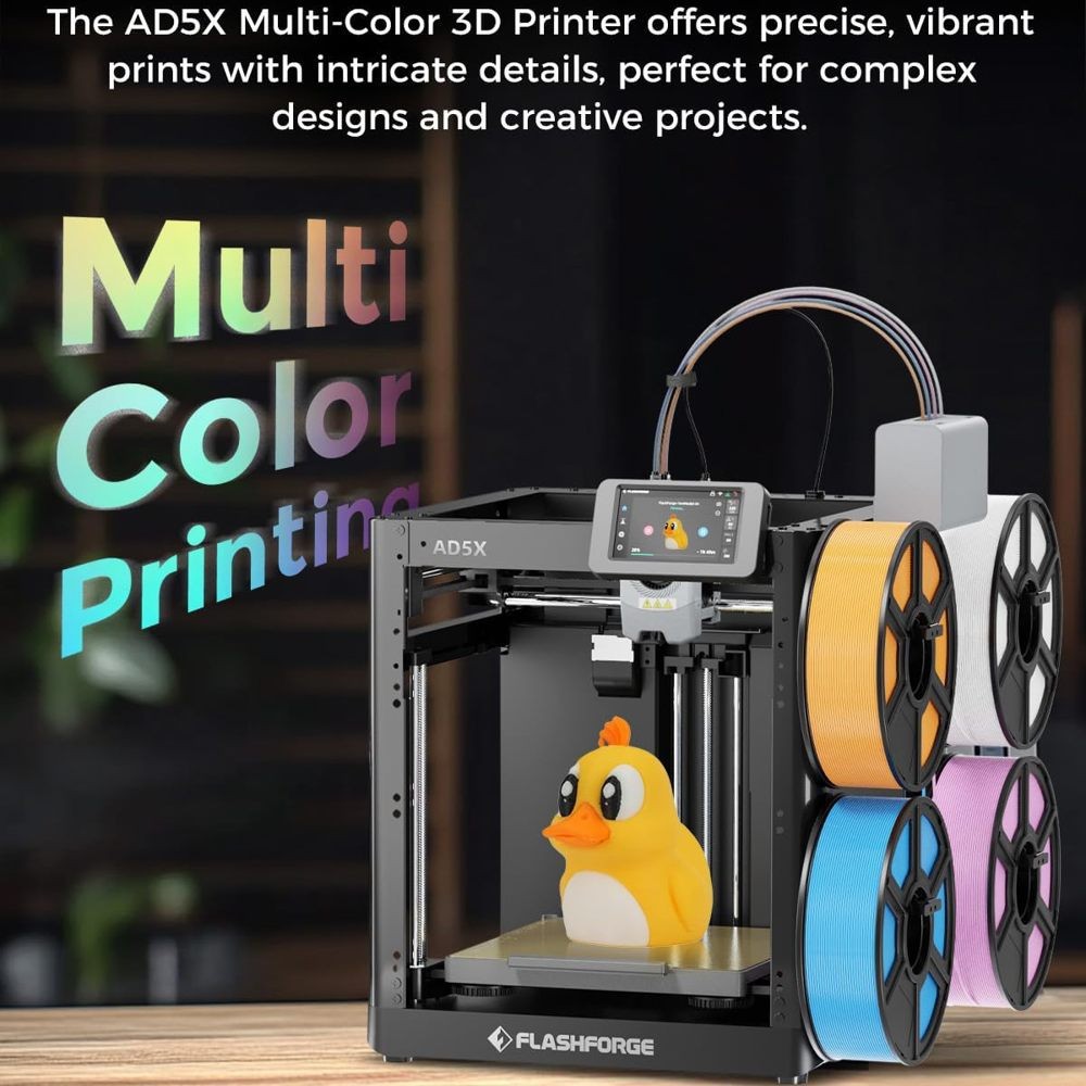 FLASHFORGE AD5X Multi-Color 3D Printer - The misfit market