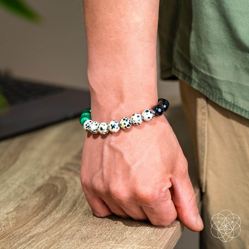 Soul Reset: Dalmatian Jasper Bracelet of Healing - The misfit market