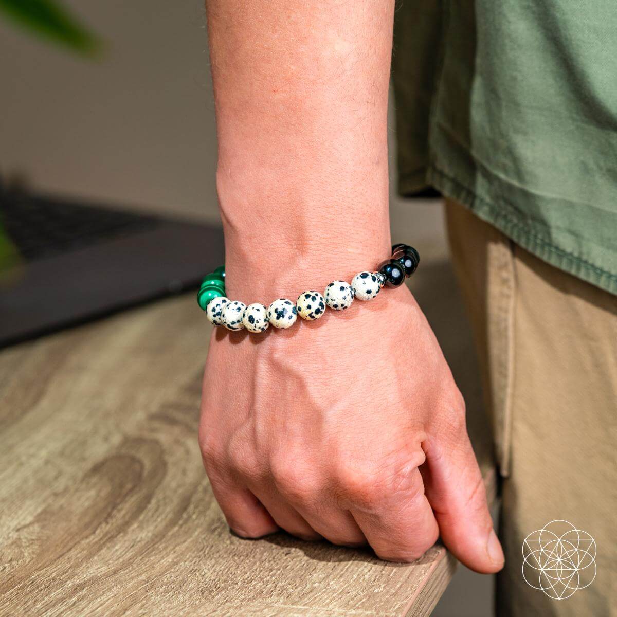 Soul Reset: Dalmatian Jasper Bracelet of Healing - The misfit market