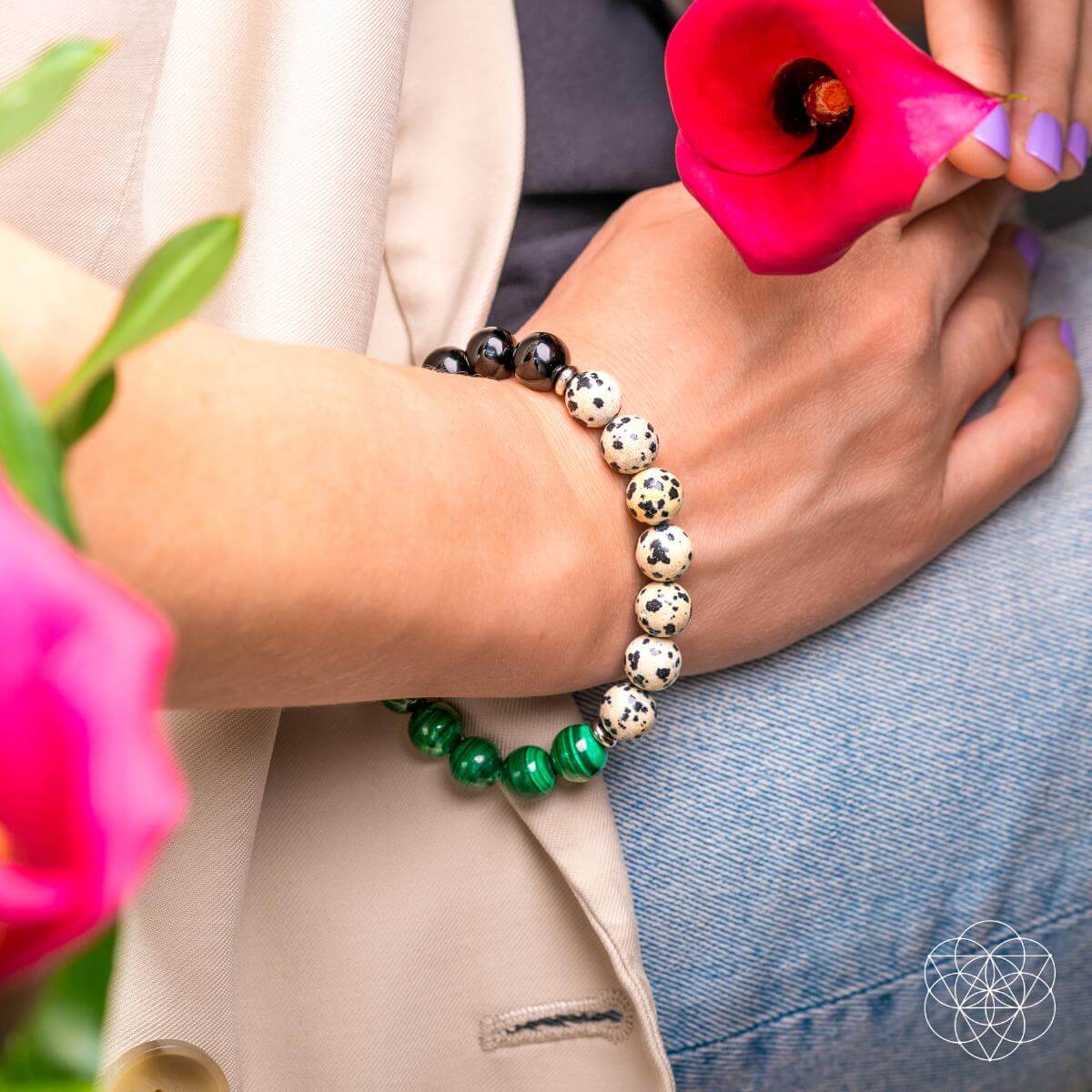 Soul Reset: Dalmatian Jasper Bracelet of Healing - The misfit market