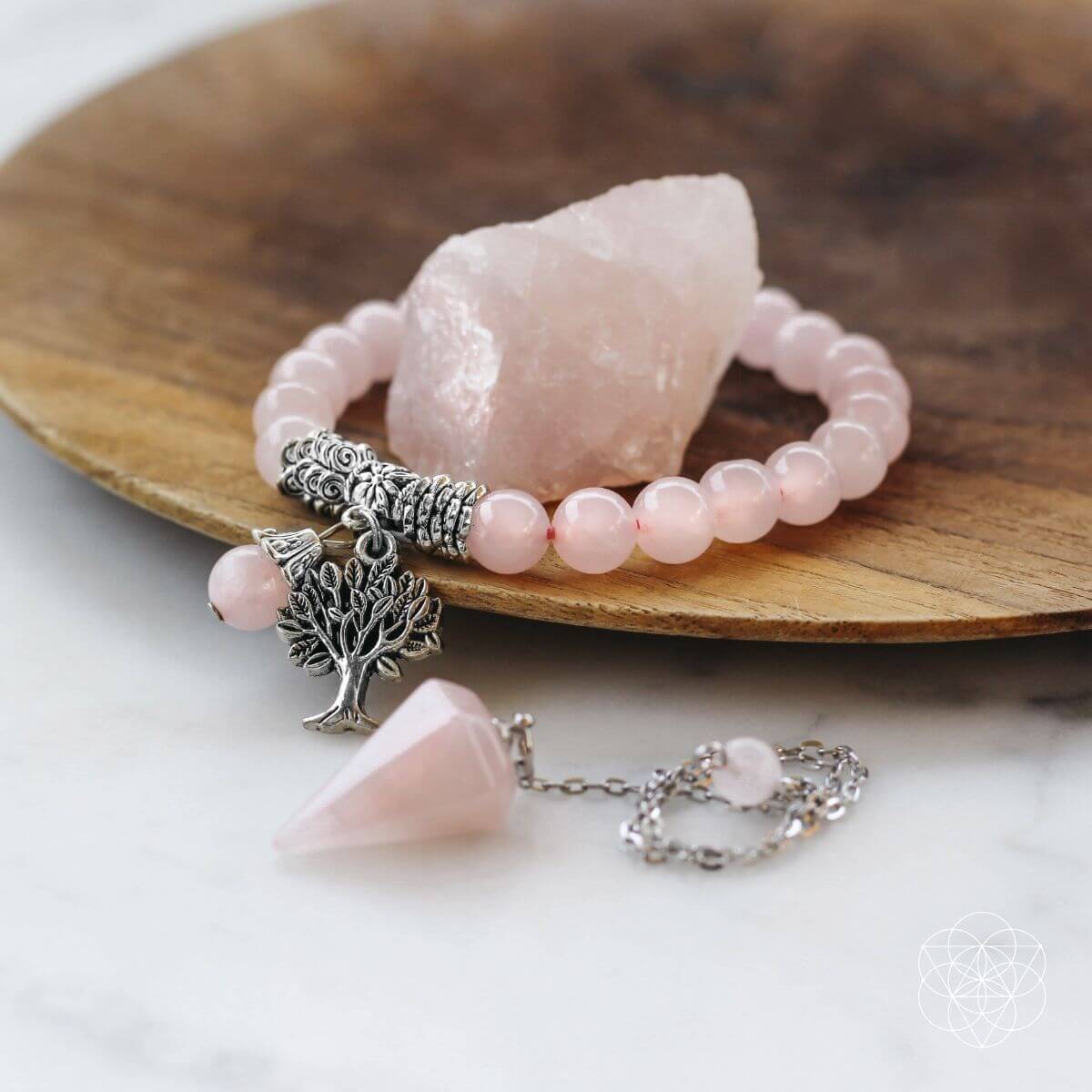 The Rose Quartz Healing Crystal Set - The misfit market