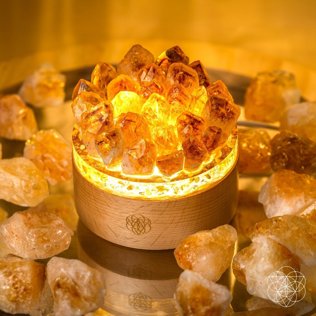 Turn My Life to Gold - Midas Citrine Lamp - The misfit market