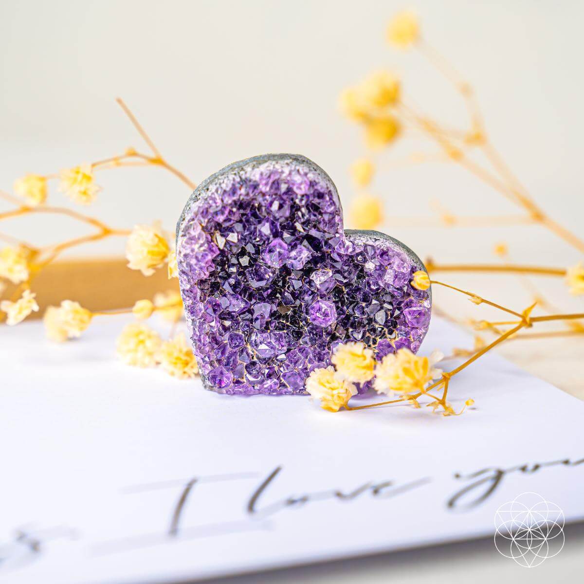 Uruguayan Amethyst Love Heart Cluster - AAA Premium Quality - The misfit market
